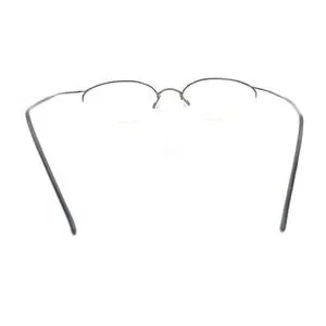 Lunettes Donna Karan 8742 Titane - Monture Noir Brun - Démi-monture - Neuf Sans étiquette